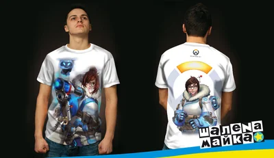 Футболки с полной запечаткой: overwatch mei